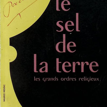 The Salt of the Earth - The Great Religious Orders - André Frossard - 1954 - book