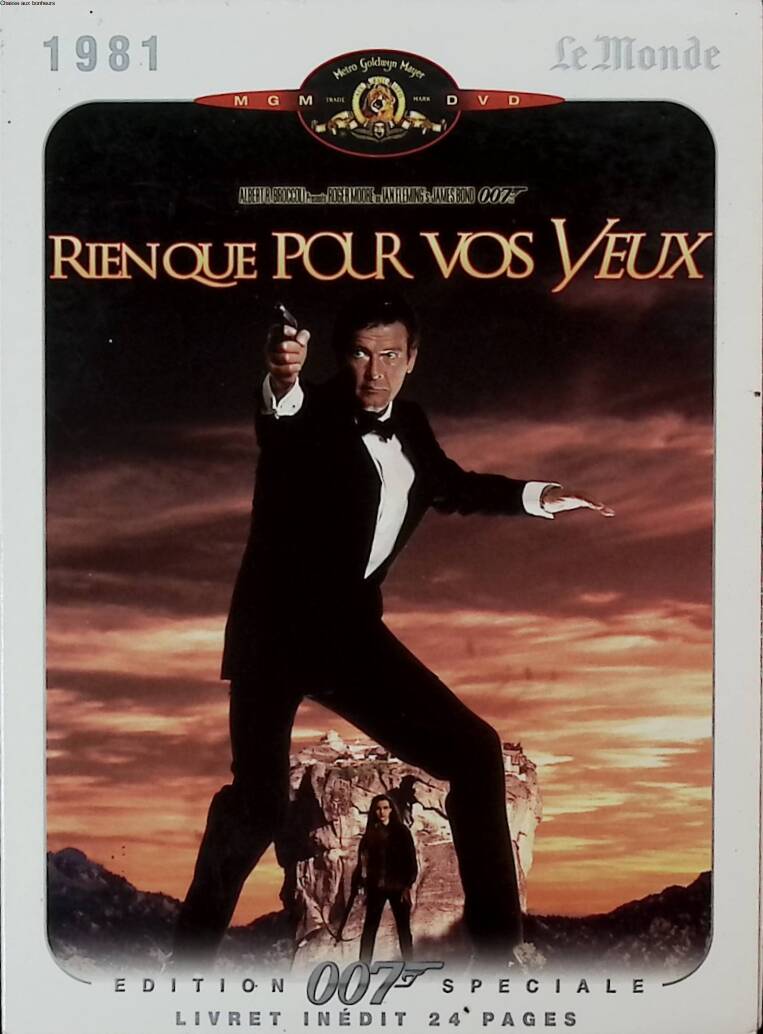 For Your Eyes Only James Bond 007 - Roger Moore - DVD spy action thriller