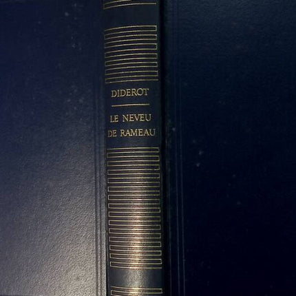 Le neveu de Rameau Jacques le fataliste - Diderot - 1960 - livre