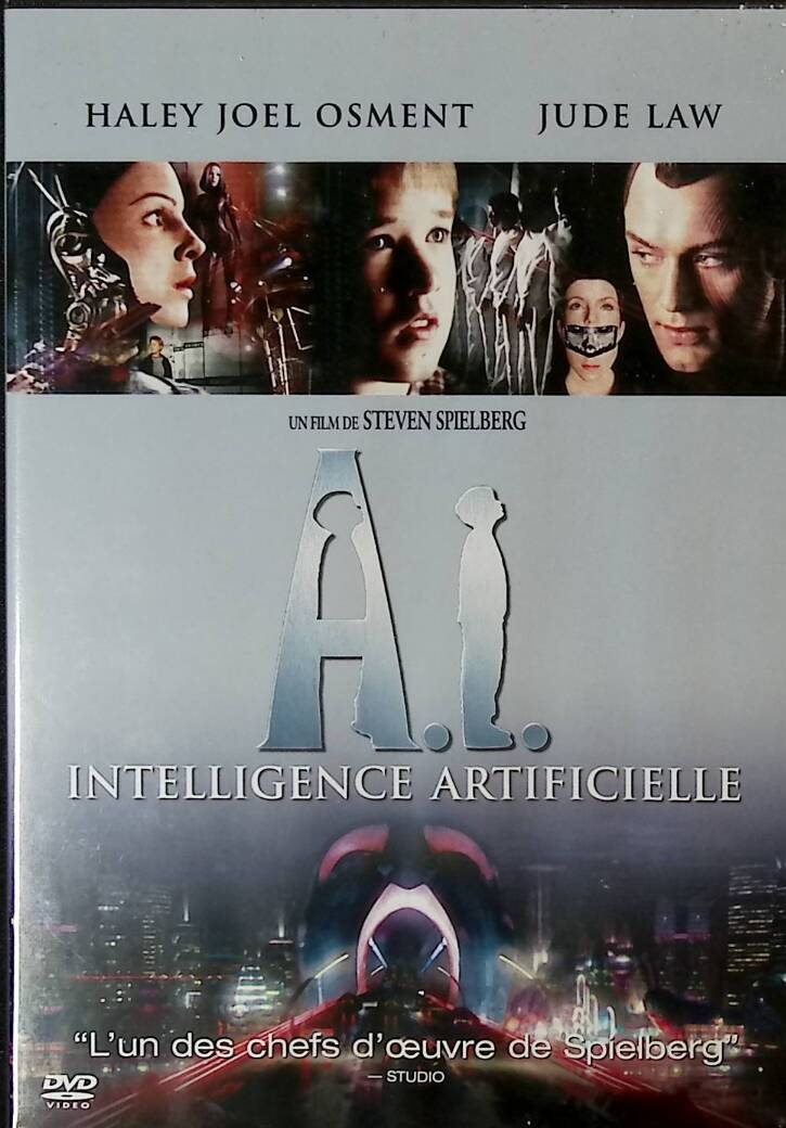 AI (Artificial Intelligence) - Haley Joel Osment - Jude Law - Spielberg DVD SF