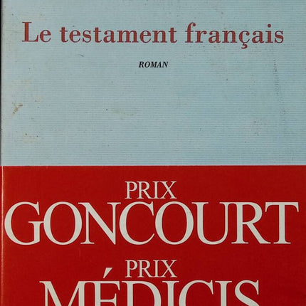 Le testament français - Andreï Makine - 1996 - livre