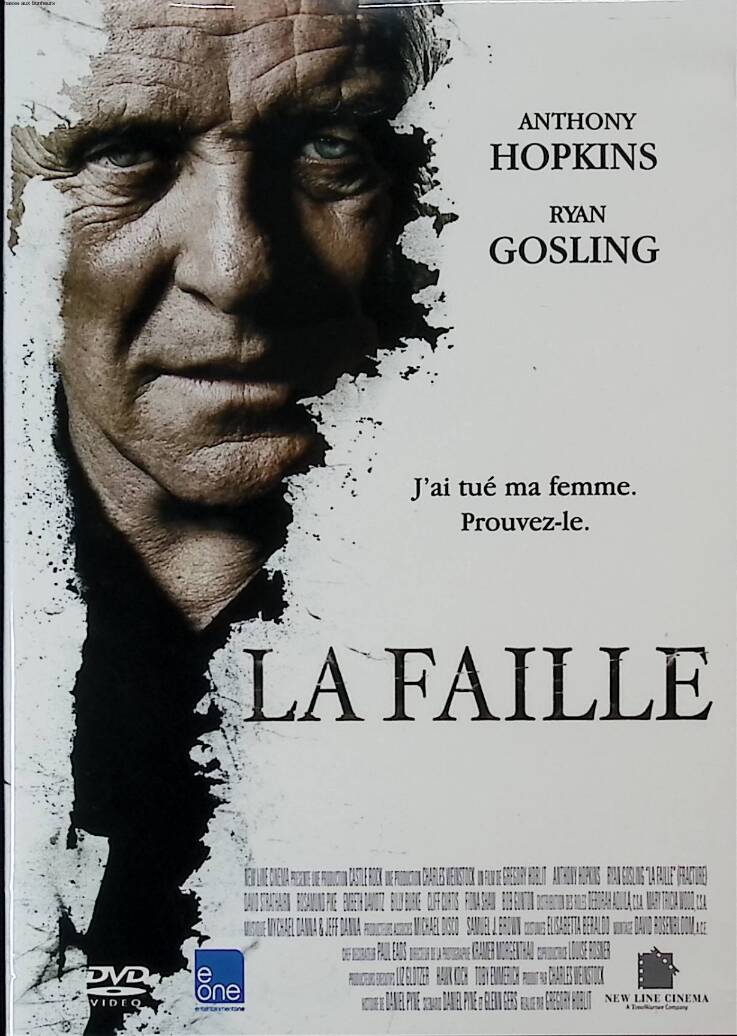 La faille - Anthony Hopkins - Ryan Gosling, DVD thriller