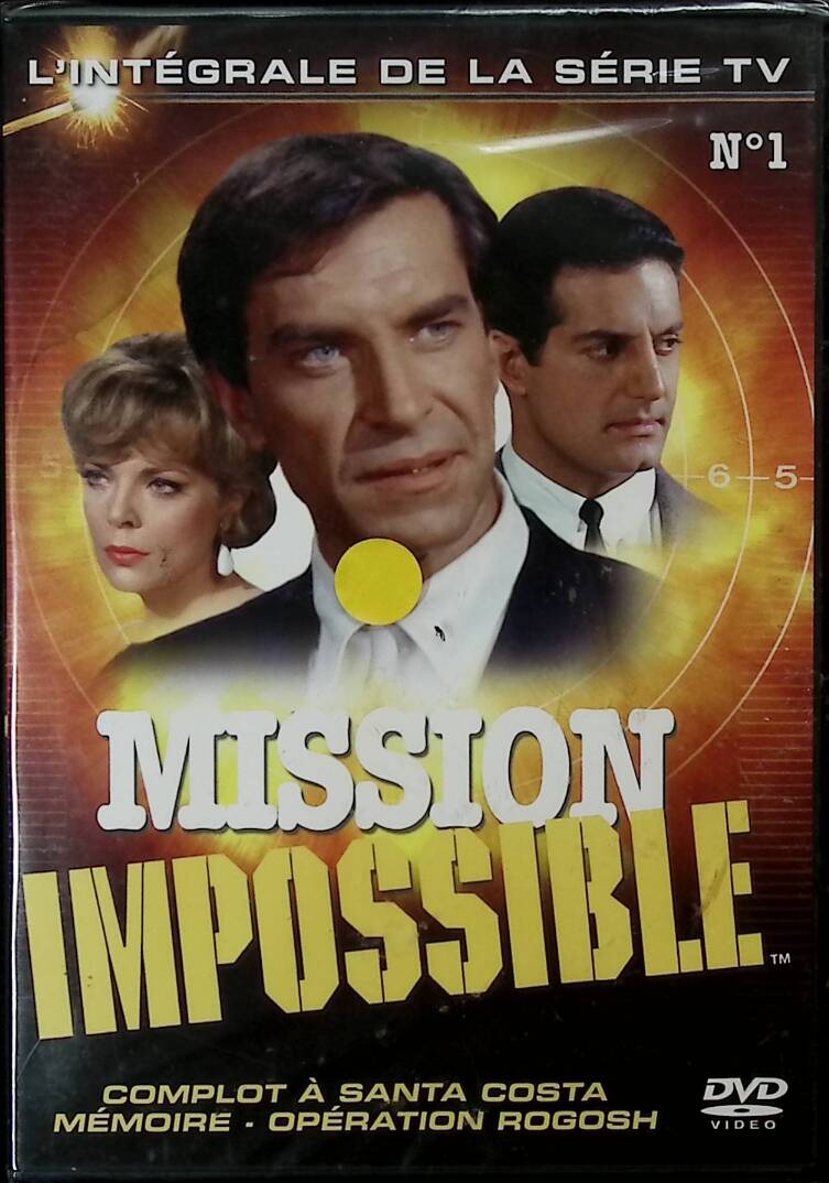 Mission Impossible Season 1 Episode 1 to 3 - Steven Hill - NEW DVD