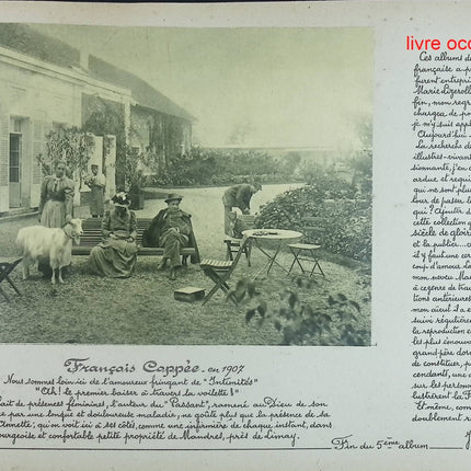 Dans l'intimités de personnages illustrés - 1865 1910 - Album cinquième - Album de photographies - livre