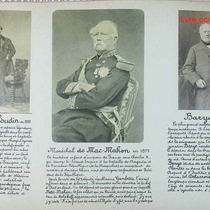 Dans l'intimités de personnages illustrés - 1860 1920 - Album sixième - Album de photographies - livre