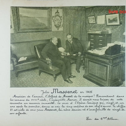 Dans l'intimités de personnages illustrés - 1860 1920 - Album sixième - Album de photographies - livre