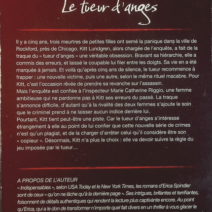 Le tueur d'anges - Erica Spindler - Livre