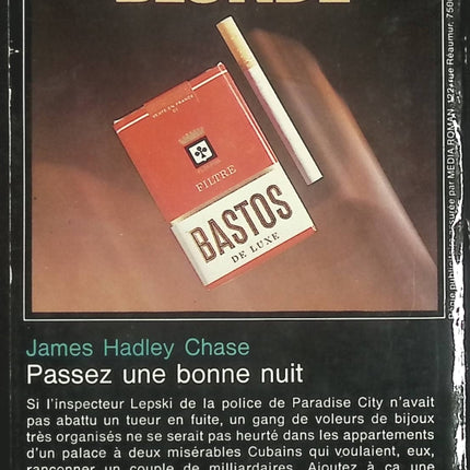 Passez une bonne nuit – James Hadley Chase | Roman policier noir - livre