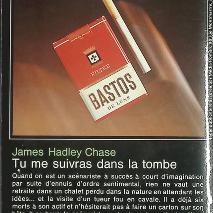 Tu me suivras dans la tombe – James Hadley Chase | Roman policier noir - livre