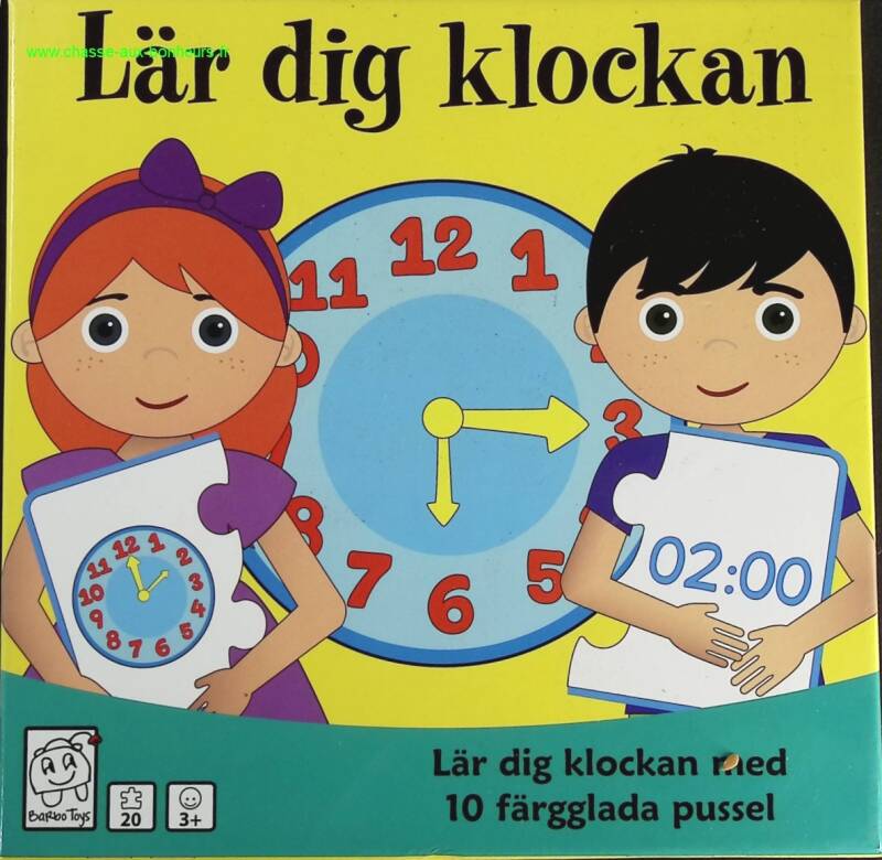 Lär dig klockan - board game