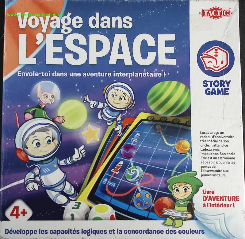 Voyage dans l'espace - jeu de société