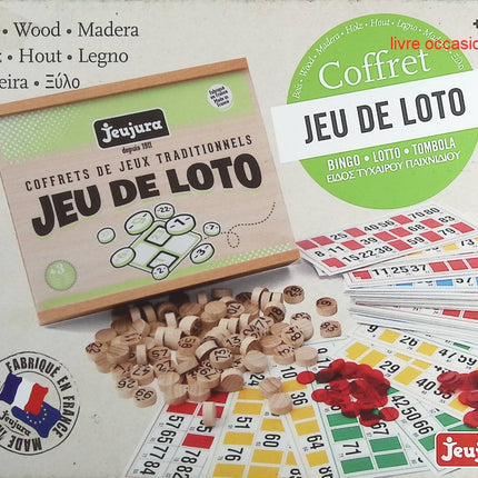 Jeu de Loto - Coffret en Bois - jeu de société