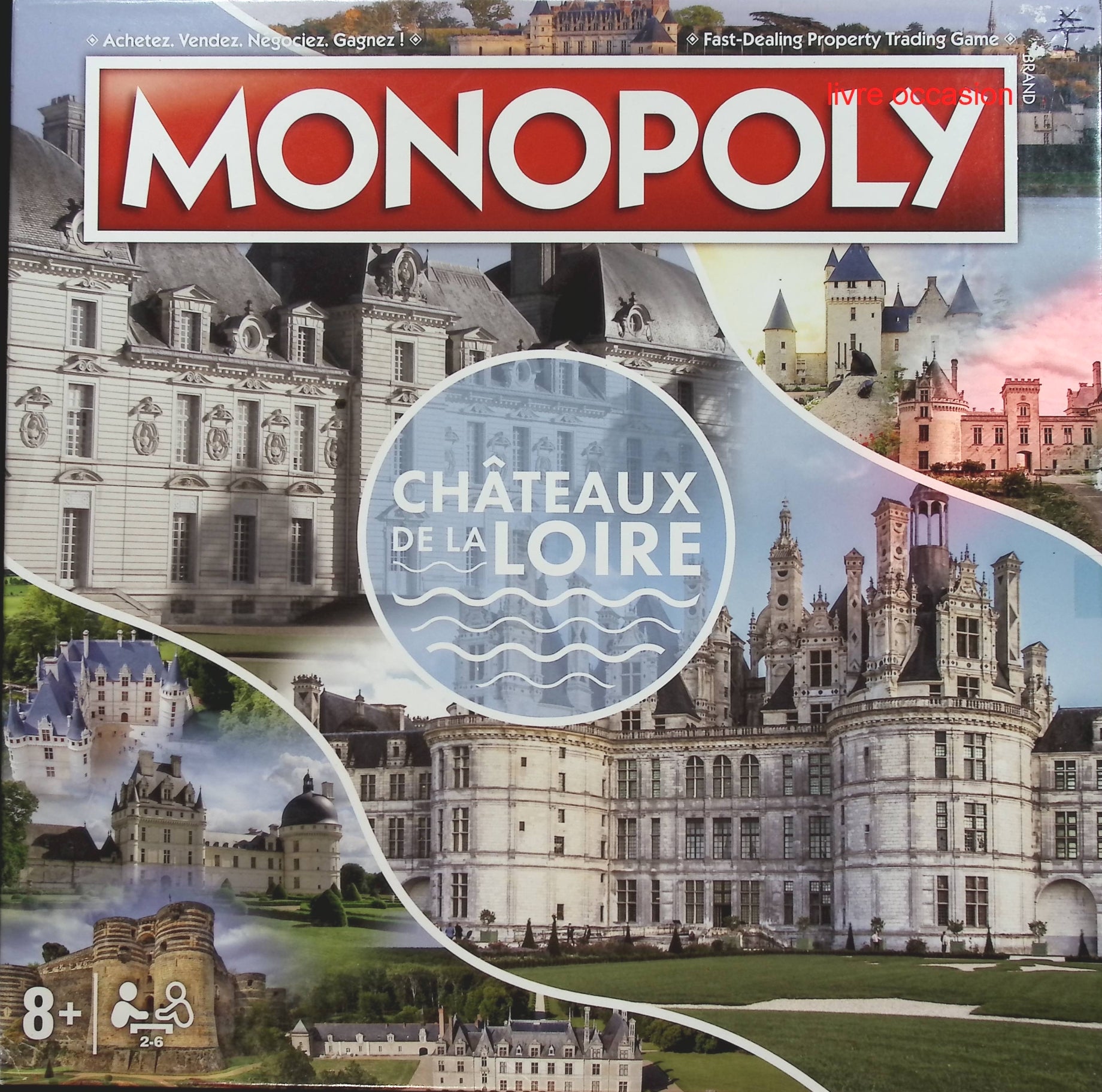 Monopoly Châteaux de Loire - Hasbro - jeu de société