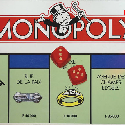 Monopoly Standard en francs - Parker - jeu de société