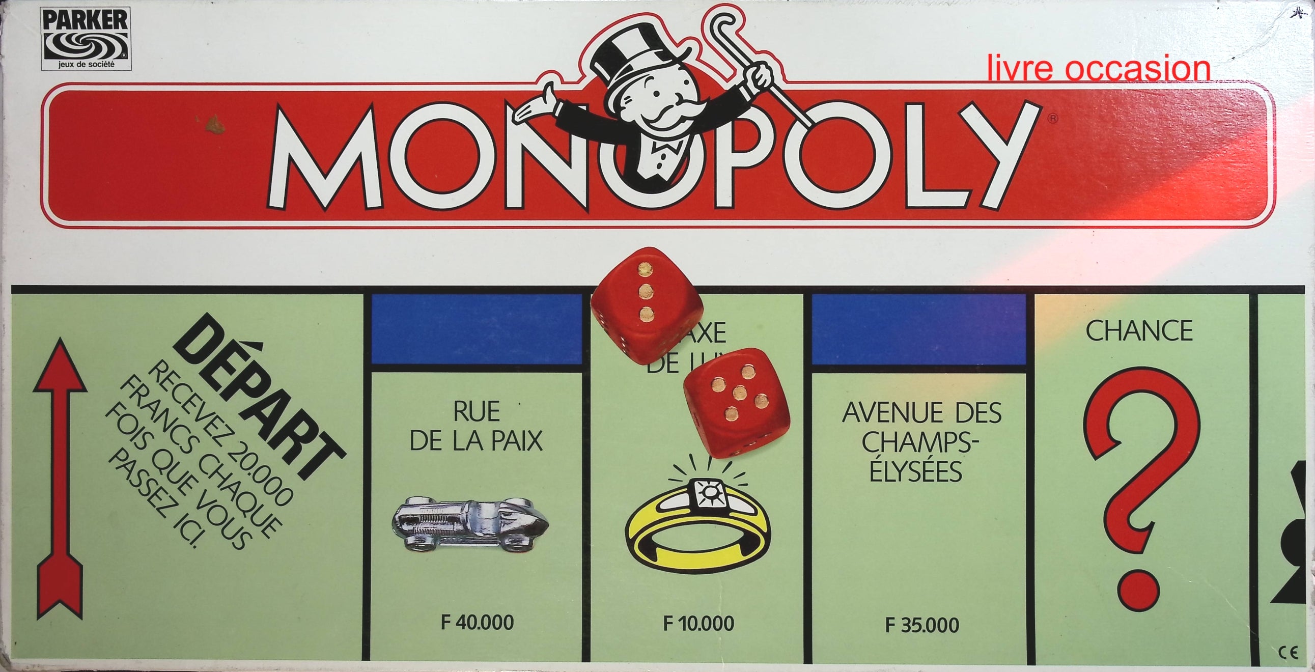 Monopoly Standard en francs - Parker - jeu de société