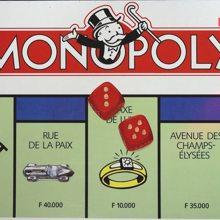 Monopoly Standard en francs - Parker - jeu de société