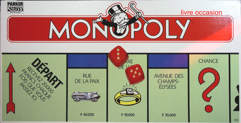 Monopoly Standard en francs - Parker - jeu de société