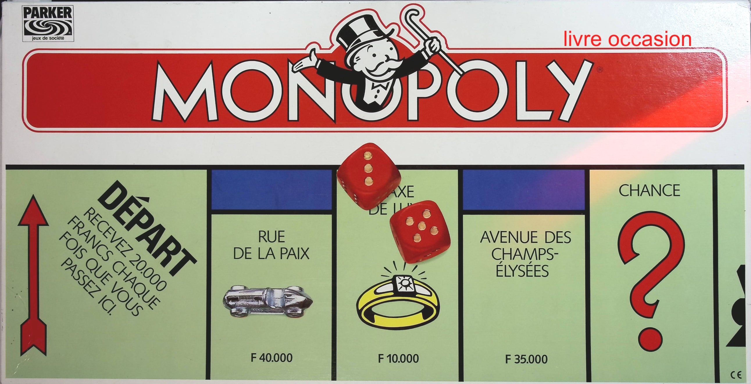 Monopoly Standard en francs - Parker - jeu de société