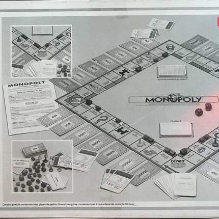Monopoly Standard en francs - Parker - jeu de société
