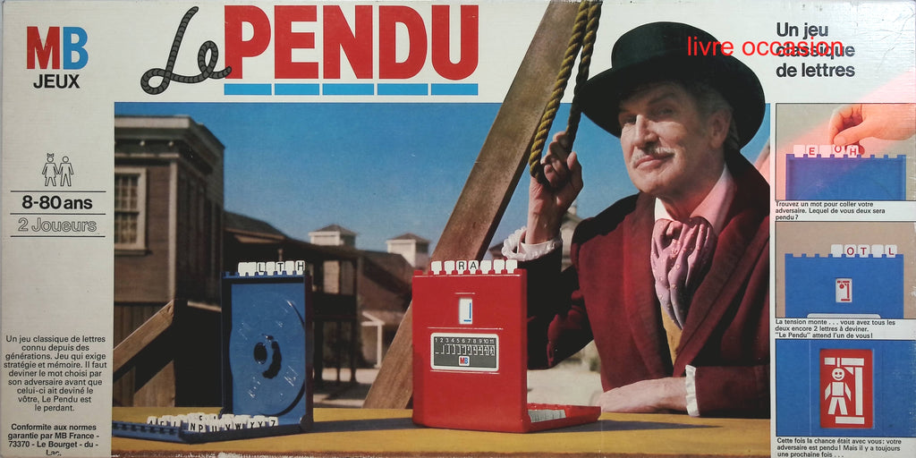 Le pendu - MB - jeu de société