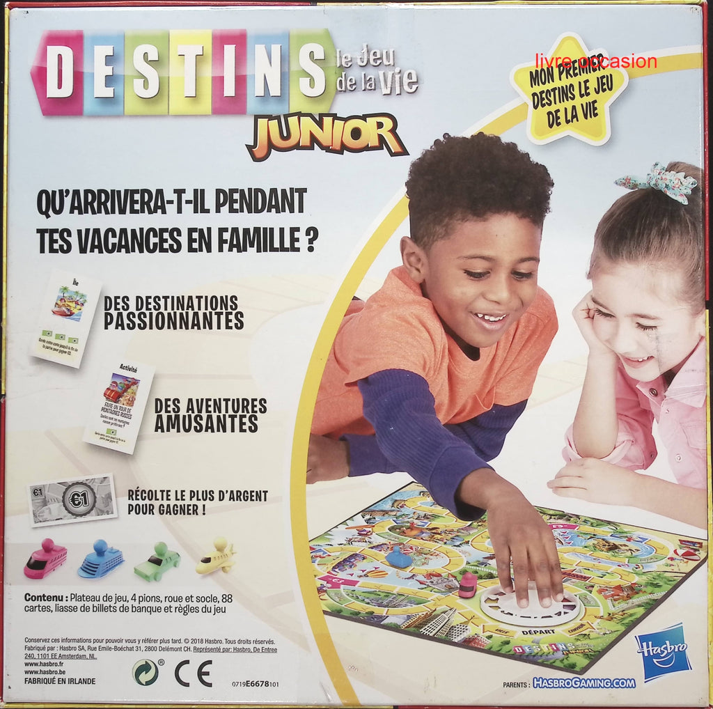 Jeu Destins Le Jeu de la Vie Junior - jeu de société