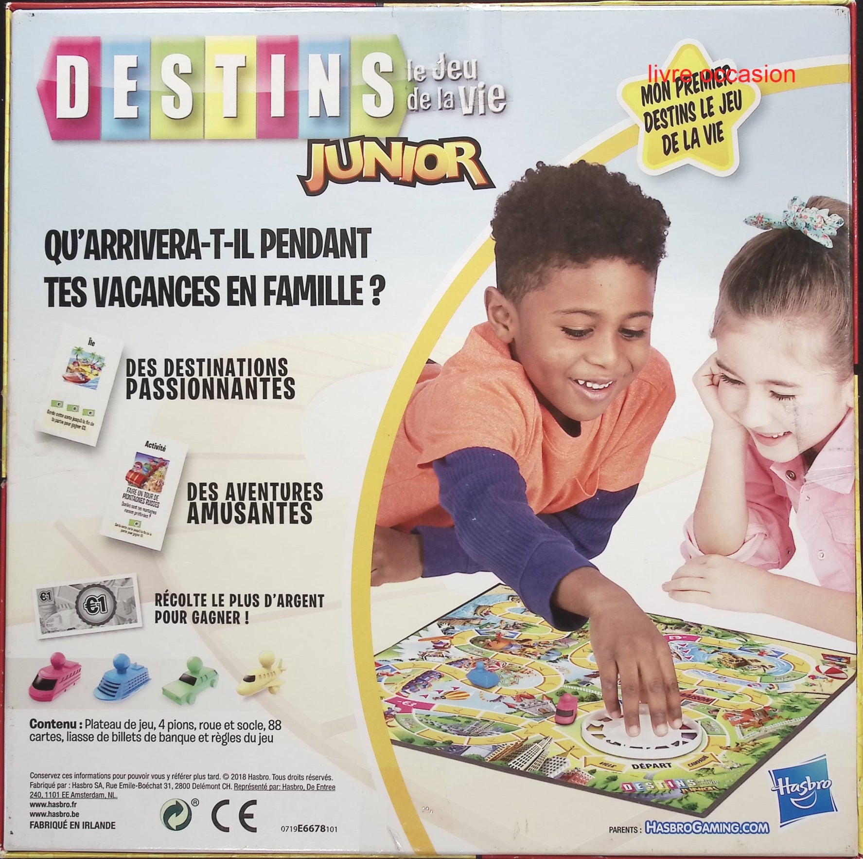 Jeu Destins Le Jeu de la Vie Junior - jeu de société