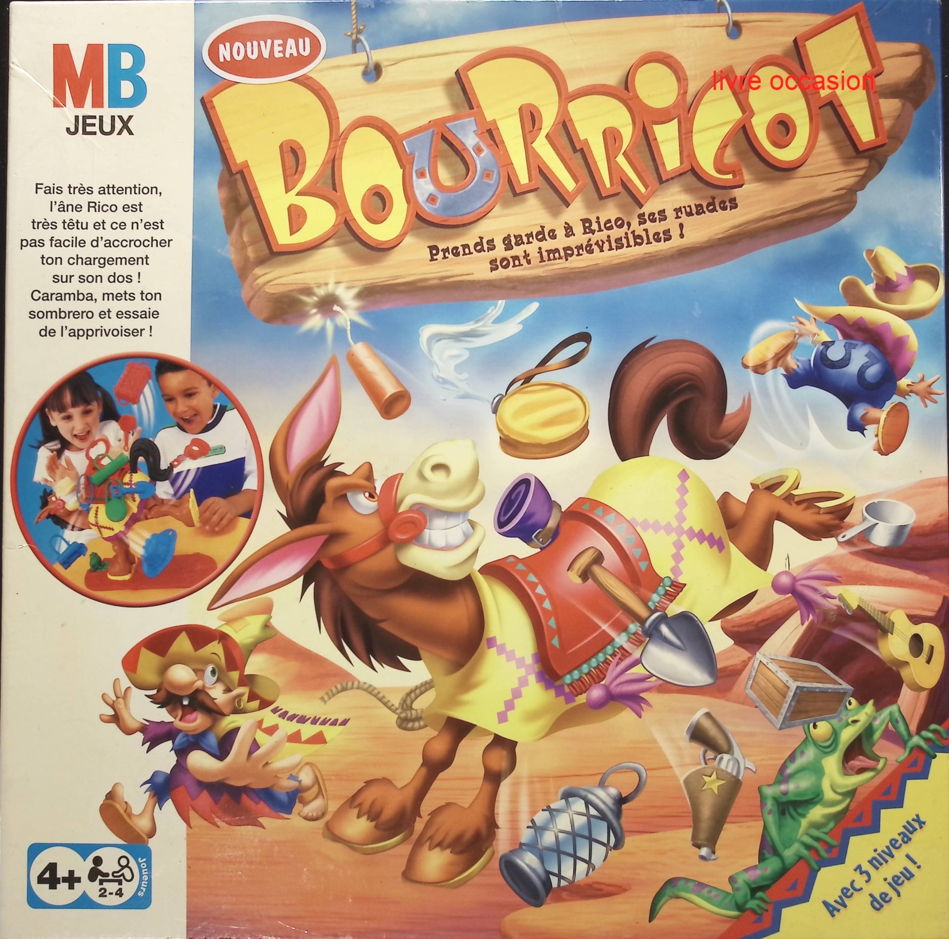 Bourricot - MB jeux - jeu de société