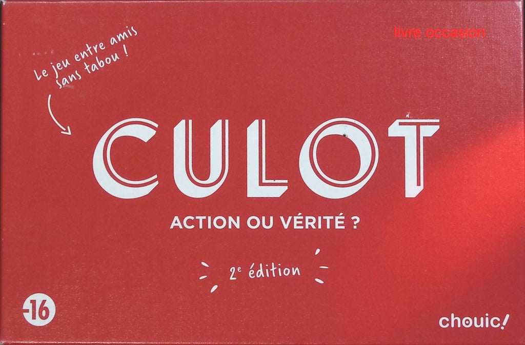 Culot - puzzle éducatif - Action ou Vérité - jeu de société