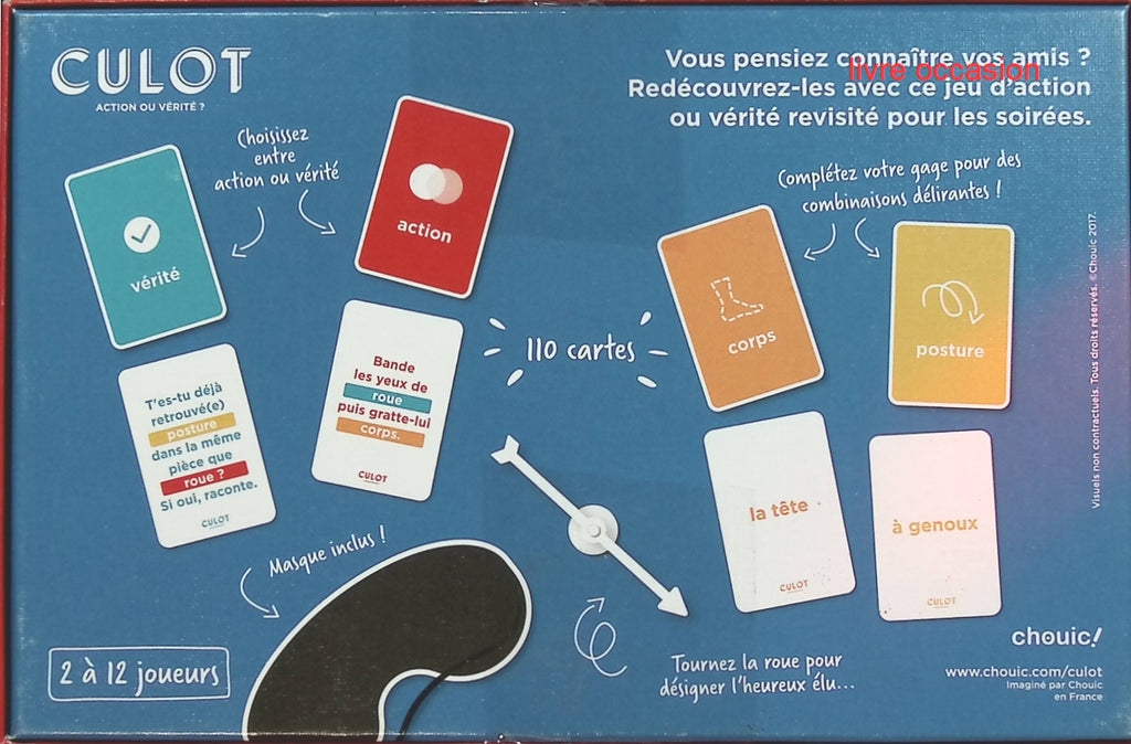 Culot - puzzle éducatif - Action ou Vérité - jeu de société