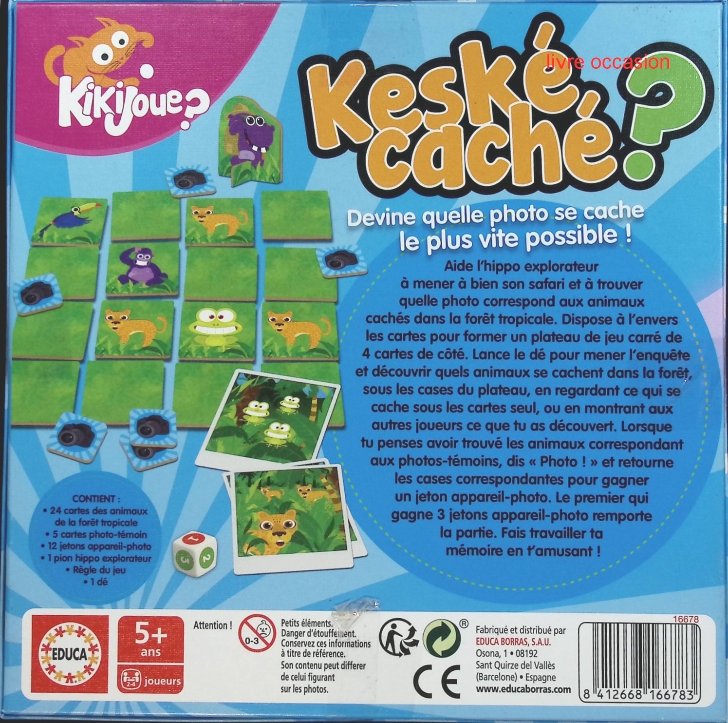 Keskécaché ? - Educa - jeu de société