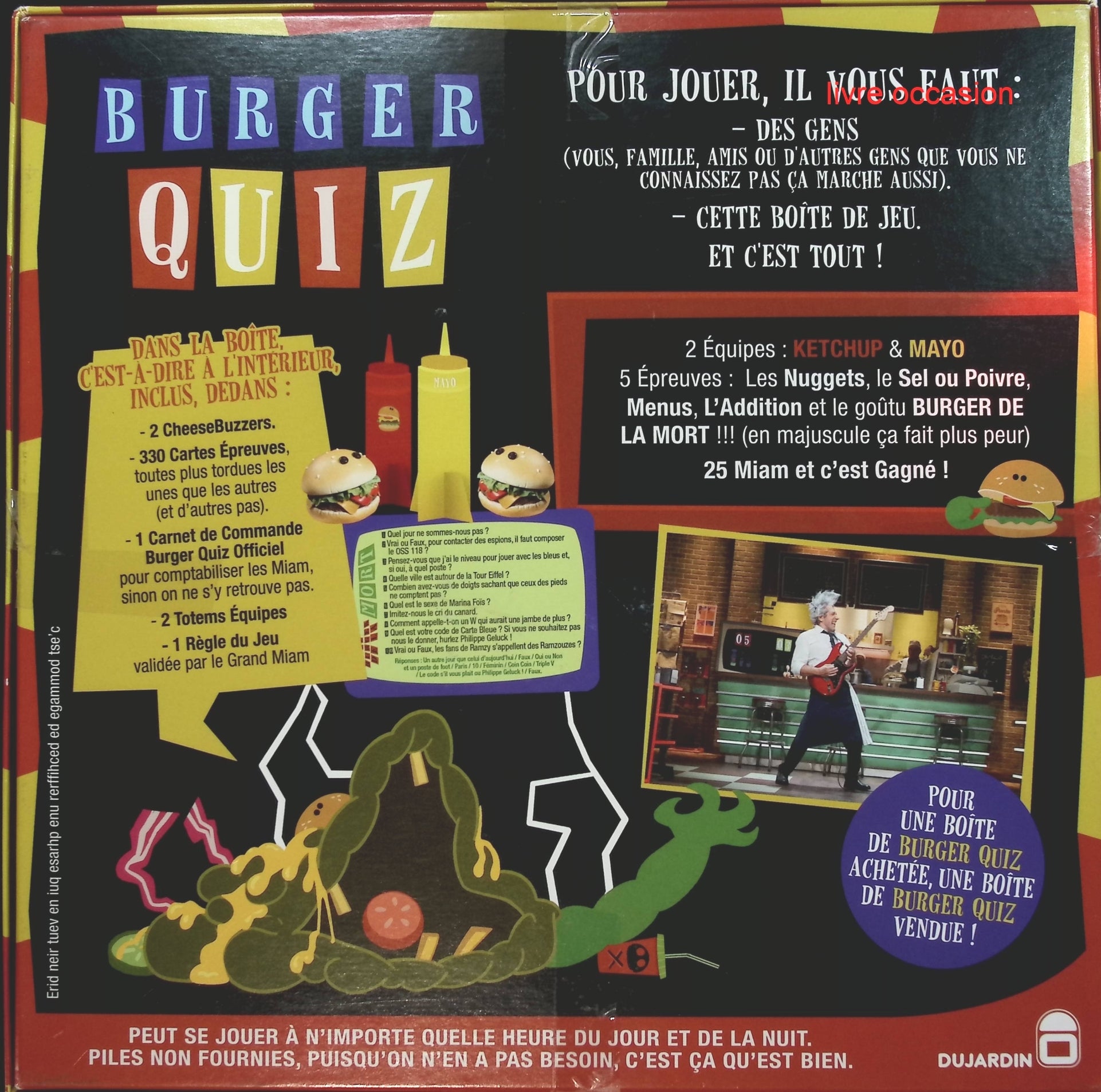 Burger Quiz - Dujardin - jeu de société