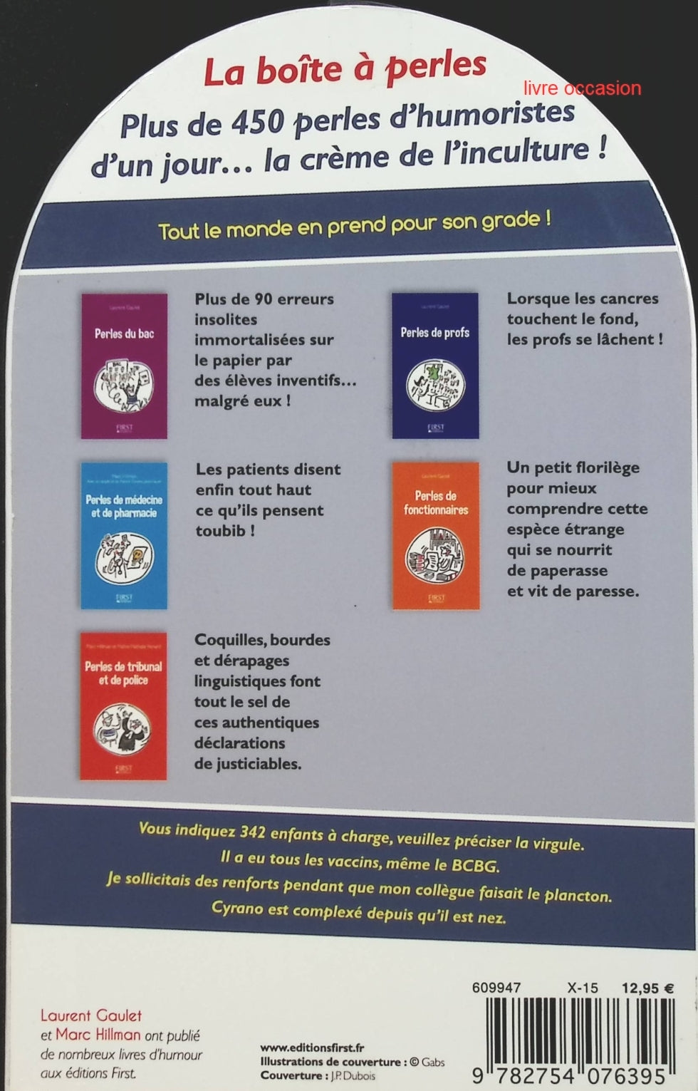 La boîte à "perles" - La petite bibliothèque des histoires les plus hilarantes ! - Gaulet Laurent - jeu de société