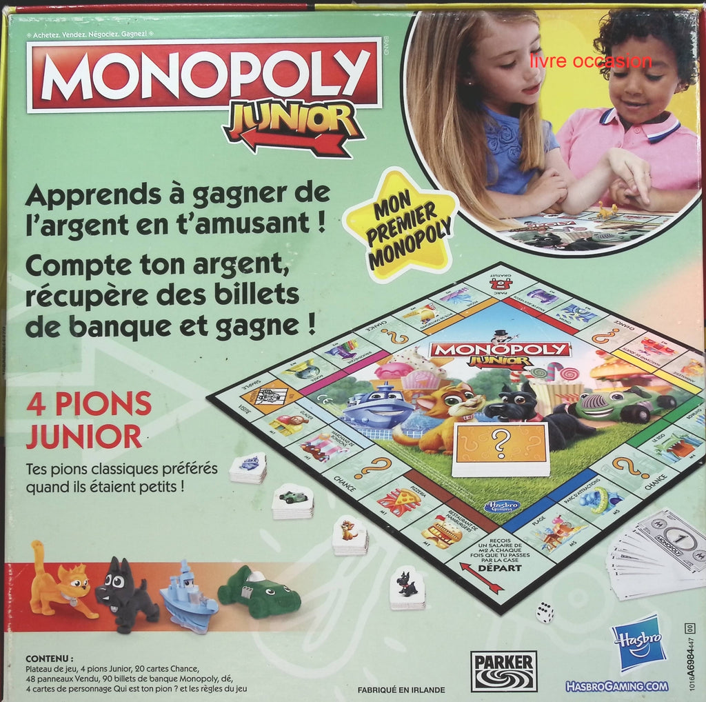 Monopoly Junior - Hasbro - jeu de société