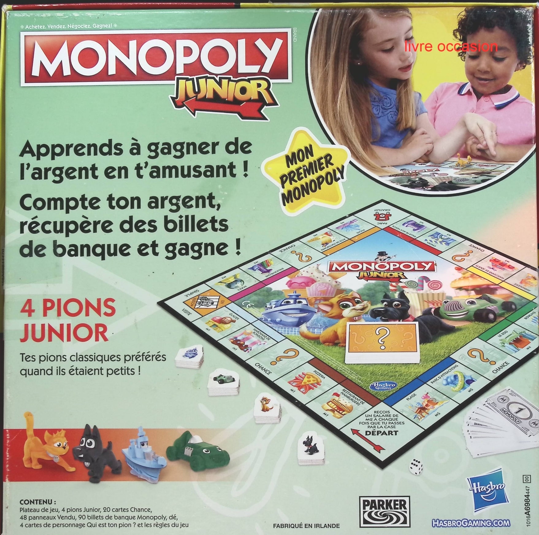 Monopoly Junior - Hasbro - jeu de société
