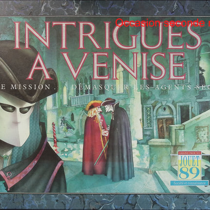 Intrigues à Venise – Jeu de société MB Jeux 1988 – Jeu de déduction et d’espionnage - jeu de société