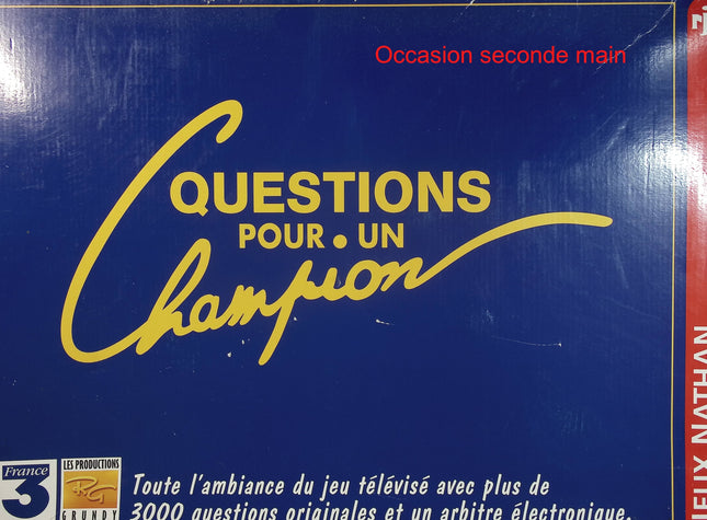 Questions pour un Champion (1996) – Jeu de société Nathan culture générale - jeu de société