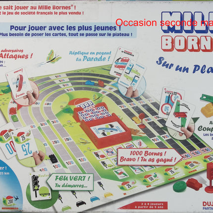 Mille Bornes sur un plateau – Jeu de société Dujardin pour toute la famille - jeu de société