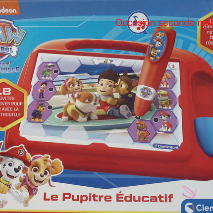 Clementoni Pupitre Éducatif Interactif Pat’ Patrouille – Jeu éducatif enfants 4 à 6 ans - jeu de société