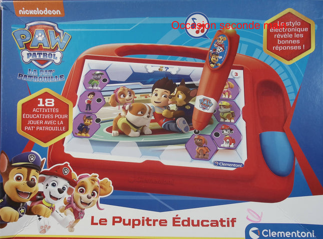 Clementoni Pupitre Éducatif Interactif Pat’ Patrouille – Jeu éducatif enfants 4 à 6 ans - jeu de société