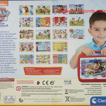 Clementoni Pupitre Éducatif Interactif Pat’ Patrouille – Jeu éducatif enfants 4 à 6 ans - jeu de société