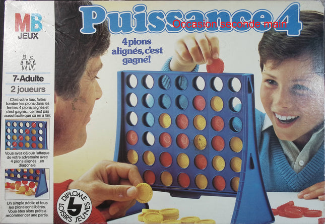 Puissance 4 MB Jeux – Jeu de stratégie classique pour 2 joueurs - jeu de société