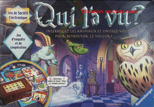 Ravensburger Qui l’a vu ? – Jeu de société d’enquête coopératif pour enfants et famille - jeu de société