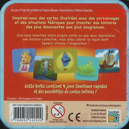 Jeu de société Speech Contes de fées Cocktail Games jeu d’imagination narration famille enfants dès 5 ans - jeu de société