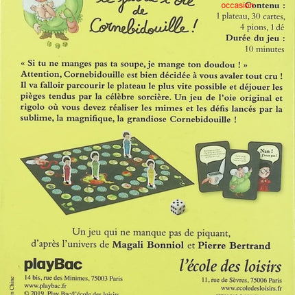 Jeu de société Le jeu de l’oie de Cornebidouille L’École des Loisirs jeu enfant ambiance défis dès 5 ans 2 à 4 joueurs - jeu de société