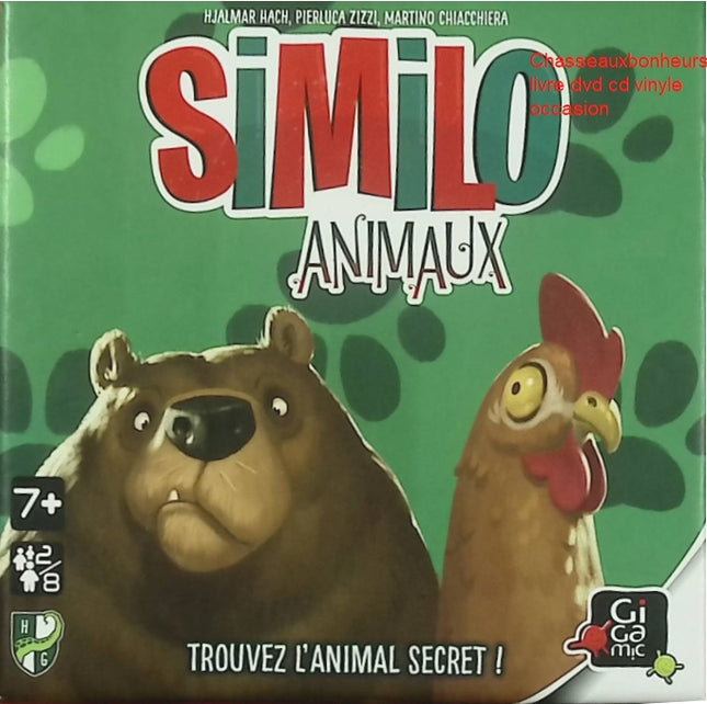 Jeu de société Similo Animaux Gigamic jeu de déduction coopératif famille enfants dès 7 ans 2 à 8 joueurs - jeu de société