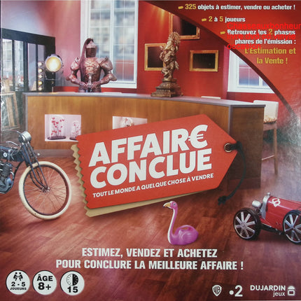 Jeu de société Affaire Conclue jeu d’enchères ambiance stratégie famille dès 10 ans 3 à 6 joueurs - jeu de société