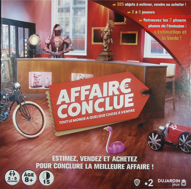 Jeu de société Affaire Conclue jeu d’enchères ambiance stratégie famille dès 10 ans 3 à 6 joueurs - jeu de société
