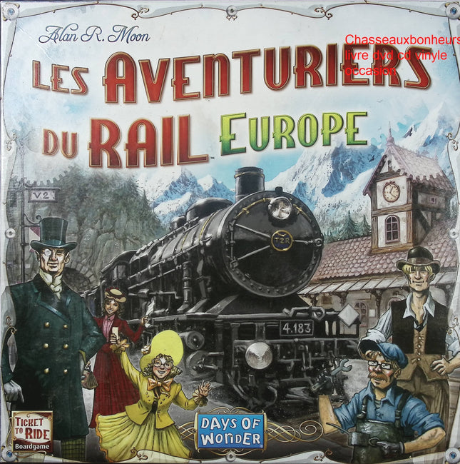 Jeu de société Les Aventuriers du Rail Europe Days of Wonder jeu stratégie famille trains dès 8 ans 2 à 5 joueurs - jeu de société
