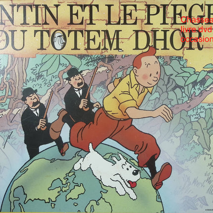 Jeu de société Tintin et le piège du totem d’or Nathan jeu d’aventure famille enfants enquête dès 7 ans - jeu de société
