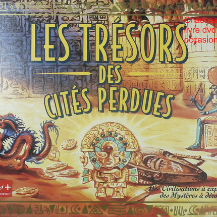 Jeu éducatif Les trésors des cités perdues Nathan jeu d’aventure logique énigmes famille enfants dès 7 ans - jeu de société